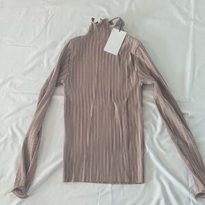 Aje Brown Cowl Neck Sweater